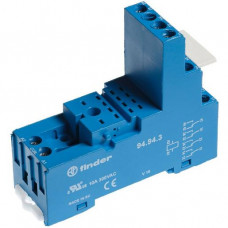 Finder Relaisfassung Schraubklemmen Timer- Relaistyp 85.02/04 blau Serie 94