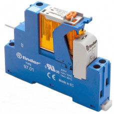 Finder Koppelrelais für DIN-Schiene Schraubklemmen 1W 16A 230V AC Serie 4C 4C.01.8.230.0060