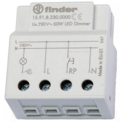 Finder Dimmschalter Dimmen von LED-Lampen 1 Schließer Serie 15 15.91.8.230.0000