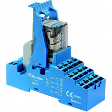 Finder Koppelrelais mit Push-In-Klemmen 4 Wechsler 7A Spule 24V DC 58.P4.9.024.0050