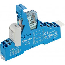 Finder Koppelrelais mit Push-In-Klemmen 2 Wechsler 8A Spule 24V DC 48.P5.9.024.0050