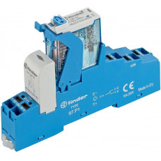 Finder Koppelrelais Push-In-Klemmen 1 Wechsler 16A Spule 24V DC 4C.P1.9.024.0050