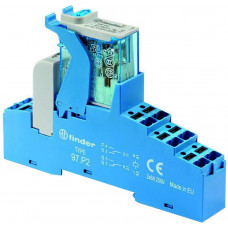 Finder Koppelrelais Push-In-Klemmen 2 Wechsler 8A Spule 24V DC 4C.P2.9.024.0050