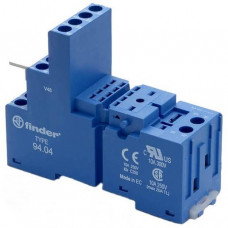 Finder Relaisfassung Schraubklemmen für Timer- Relaistyp 85.04 blau Serie 94