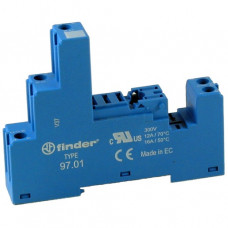 Finder Relaisfassung Schraubklemmen für 46.61 blau Serie 97