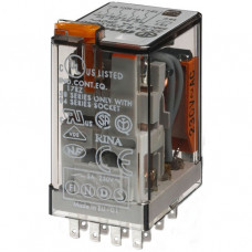 Finder Industrierelais 4 Wechsler 12V Spule AC 4W 7A