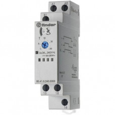 Finder Zeitrelais rückfallverzögert Startkontakt 1 Wechsler 16A 24-240VAC/AC Serie 80 80.41.0.240.0000