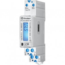 Finder Zähler f. 1-Phasen Wechselstrom bis 40A LCD-Anzeige S0- und IR-Schnittstelle 7M.24.8.230.0110