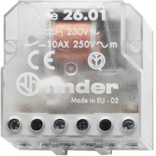 Finder Stromstoßschalter 1 Schließer 230 V Serie 26 UP-Dose 10 A