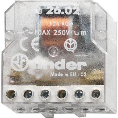 Finder Stromstoßschalter 2 Schließer 10A 230V Serie 26 UP-Dose 26.08.8.230.0000