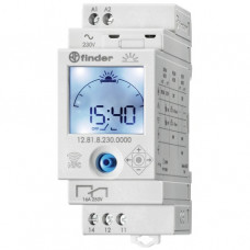 Finder Schaltuhr Reiheneinbau 1 Wechsler Astro Joystick NFC programmierbar Android iOS 12.81.8.230.0000