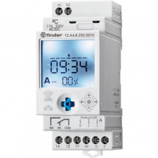 Finder Schaltuhr Reiheneinbau 1 Wechsler Astro-Programm Joystick-Programmierung NFC-programmierbar A4.8.230.0010