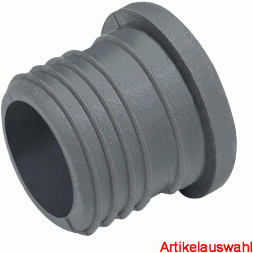 Fränkische Rohrverschlussstopfen grau