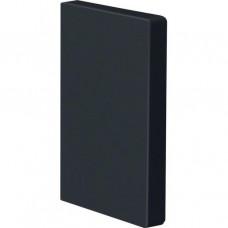 Hager Endplatte für LF 65x100mm grafitschwarz