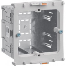 Hager Geräteeinbaudose frontrastend Energie für UP-E m 40x64x71 mm grau GLT4001
