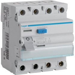 Hager FI-Schutzschalter 4-polig 40A 30mA Typ A CDA440D