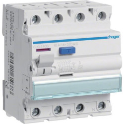 Hager FI-Schutzschalter 4-polig 40A 30mA Typ A/G CJG440D