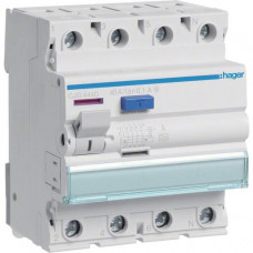 Hager FI-Schutzschalter 4-polig 40A 100mA Typ-A/G CJG444D