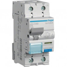 Hager FI/LS-Schalter 2-polig B-16A 30mA Typ-A