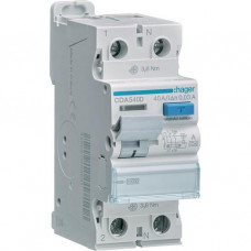 Hager FI-Schutzschalter 2-polig 40A 30mA Typ-A CDA540D