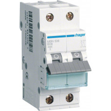 Hager LS-Schalter 1-polig+N 6kA B-Charakteristik 6A MBN506
