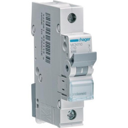 Hager LS-Schalter 1-polig 6kA C-Charakteristik 10A MCN110