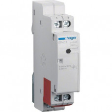 Hager Elektronischer Fernschalter 1S 8 bis 24V AC/DC EP 411