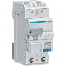 Hager Brandschutzschalter AFDD mit LS 2-polig 6kA B-10A