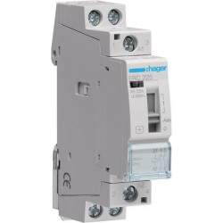 Hager Installationsschütz 2 Schließer 25A 230V ERC225 mit Handschaltung Hager Installationsschütz 2 Schließer 25A 230V ERC225 mit Handschaltung