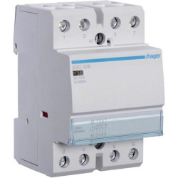 Hager Installationsschütz 3 Schließer/1 Öffne 25A 230V ESC428 Hager Installationsschütz 3 Schließer/1 Öffne 25A 230V ESC428