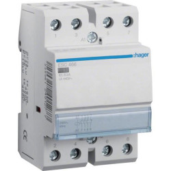 Hager Installationsschütz 3 Schließer/1 Öffner 63A 230V ESC466 Hager Installationsschütz 3 Schließer/1 Öffner 63A 230V ESC466