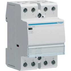 Hager Installationsschütz 4 Schließer 63A 230V ESC463 Hager Installationsschütz 4 Schließer 63A 230V ESC463