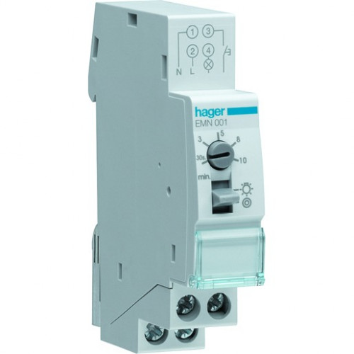 Hager Treppenlichtzeitschalter 1 Schließer 16A 230V EMN001