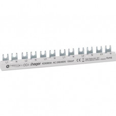 Hager Phasenschiene 12 Module 63A L1N-L2NL3N-L1N-L2N-L3N QuickBusbar KDS563A