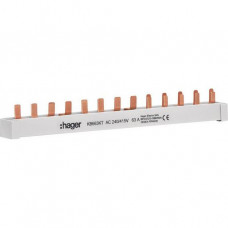 Hager Stiftschiene 1FI-4P+1LS-3+N+5LS-1+N/1PLE KB663KT