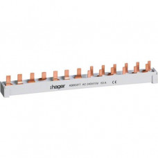 Hager Phasenschiene (Stift) 10 mm² 4-polig 13PLE KB663FT
