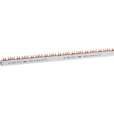 Hager Phasenschiene 3-polig teilbar Universalverschienung ausbrechbar 63A 57 Module KDR363B