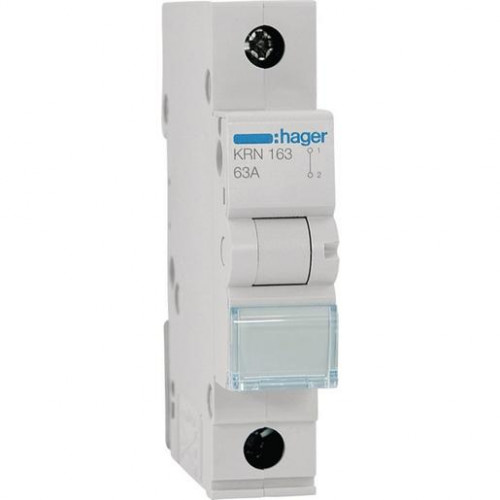 Hager Neutralleiterdurchführung 500V 4 kV bis 25 mm² KRN163 63A
