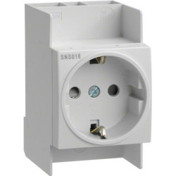 Hager Steckdose Reiheneinbau SNS 016 16A Hager Steckdose Reiheneinbau SNS 016 16A