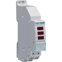 Hager LED Leuchtmelder rot 230V AC SVS127B 3-fach Hager LED Leuchtmelder rot 230V AC SVS127B 3-fach