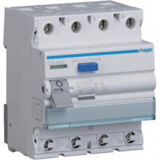 Hager FI-Schalter 4-polig 6kA 40A 30mA Typ-A/G/A-VS CJS440D