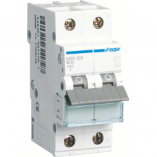 Hager LS-Schalter 1-polig+N 6kA B-6A