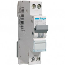 Hager LS-Schalter 1-polig+N B-Char 6kA Schmalbau