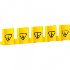 Hager Berührungsschutzabdeckung mit Symbol gelb