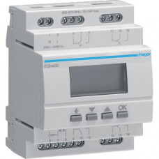 Hager Digitale Multifunktions-Zeitschaltuhr mit Bluetooth 4-Kanal EGN400