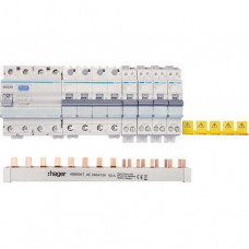Hager Wohnungspaket Kleinverteiler 12PE (inkl. Verschienung) PAKET A