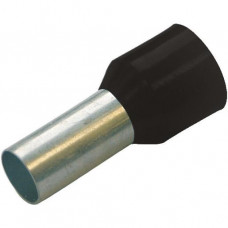 Haupa Aderendhülse isoliert 6,0 mm² / L 12 mm schwarz (100 Stk)