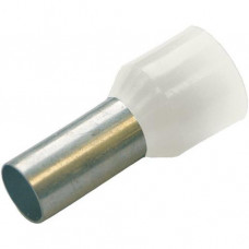 Haupa Aderendhülse isoliert 0,5 mm² / L 8 mm weiss (100 Stk)