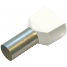 Haupa Aderendhülse Twin isoliert 0,5 mm² weiss (100 Stk)