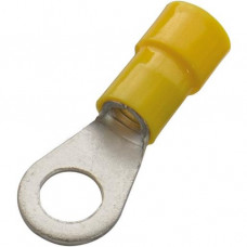 Haupa Ringkabelschuh isoliert 4 - 6 mm² M4 PVC gelb DIN 46237 (100 Stk)